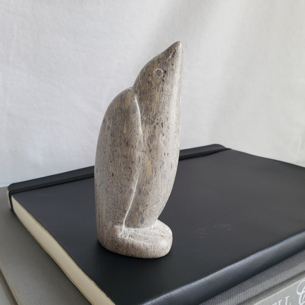 Artistic Gray Penguin Figurine